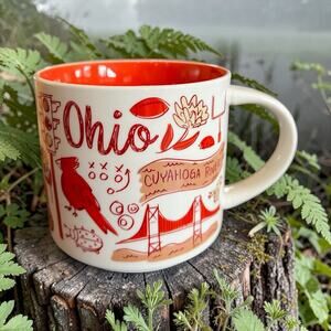 Starbucks Ohio Been There Series Mug 14 oz Coffee Cup State Collectible EUC